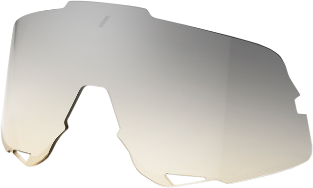 100% Glendale Low-Light Yellow Silver Mirror Lens - Part 69047-00006 for Motorcycle and Off-Road Vehicles