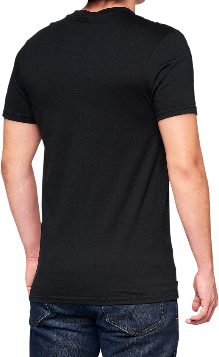 100% BB33 Track T-Shirt - Black - Small | Comfortable Cotton-Poly Jersey, Designed in California