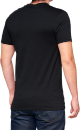 100% BB33 Track T-Shirt - Black - Small | Comfortable Cotton-Poly Jersey, Designed in California
