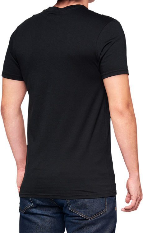 100% BB33 Track T-Shirt - Black - Small | Comfortable Cotton-Poly Jersey, Designed in California