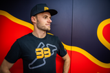 100% BB33 Track T-Shirt in Black, Medium - Designed for Comfort and Style