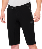 100% Celium Shorts - Black with BOA® Fit System - US 30 Fitment