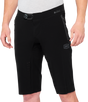 100% Celium Shorts - Black - US 36 | Lightweight Nylon/Spandex Cycling Shorts with BOA Fit System