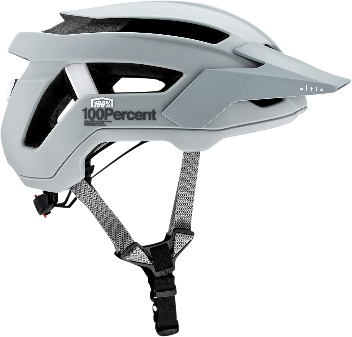 100% Altis Helmet Gray - S/M with Smartshock Rotational Protection for Off-Road and Motocross Vehicles