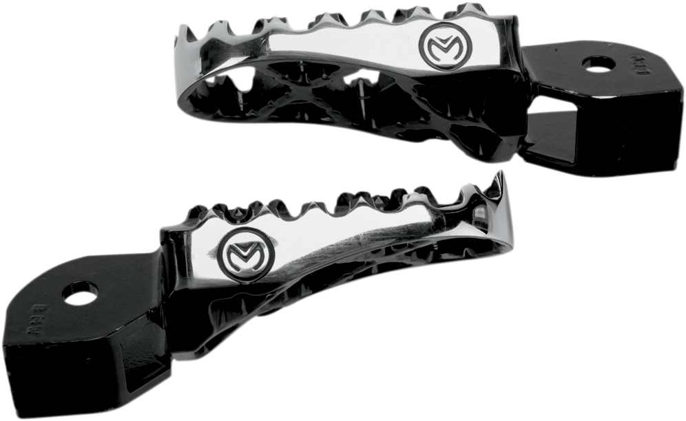 Moose Offroad Hybrid Foot Pegs for BMW - Part Number STBMW-B - 1/2" Offset for Enhanced Comfort and Traction
