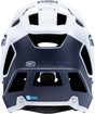 100% Trajecta Helmet with Fidlock - Black/White Large for Enduro & All Mountain Bikes
