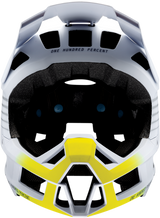 100% Trajecta Helmet with Fidlock Buckle - Black/White - XL for Enduro and All Mountain Bikes