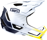 100% Trajecta Helmet with Fidlock Buckle - Black/White - XL for Enduro and All Mountain Bikes