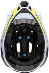 100% Trajecta Helmet with Fidlock - Black/White Large for Enduro & All Mountain Bikes