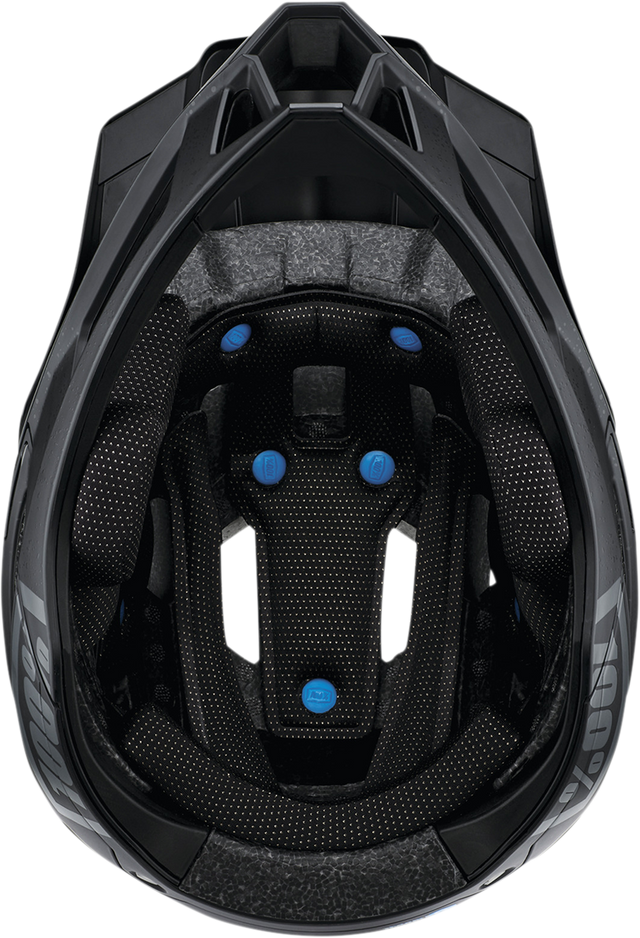 100% Trajecta Helmet with Fidlock - Black for Enduro and All Mountain Bikes, Small (Part #80003-00001)