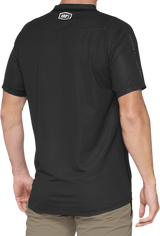 100% Celium Short-Sleeve Jersey for Mountain Biking - XL - Dark Gray/Black, Part 41204-290-13