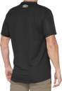 100% Celium Short-Sleeve Jersey for Mountain Biking - XL - Dark Gray/Black, Part 41204-290-13