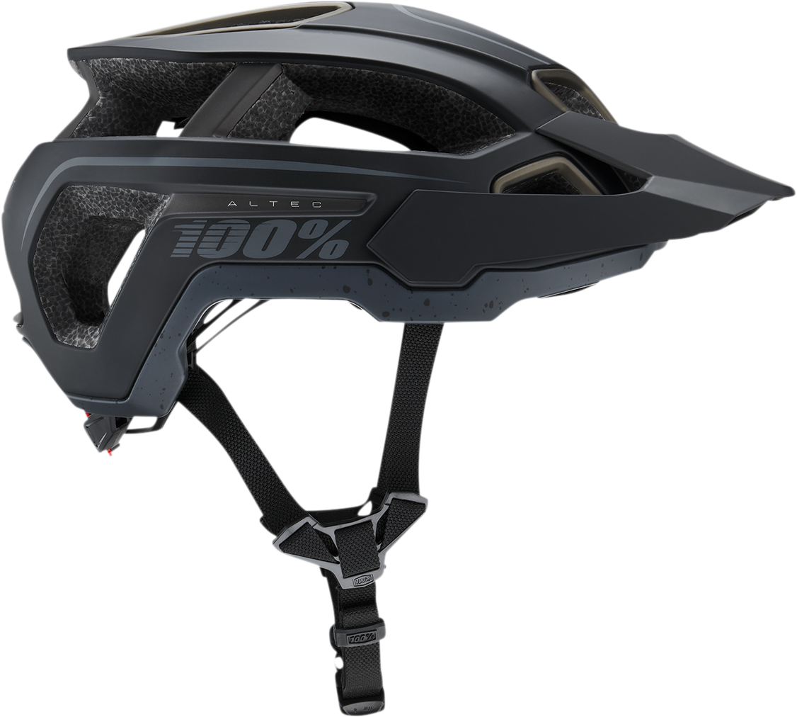 100% Altec Helmet Fidlock - CPSC/CE Approved, Black, Small/Medium Fit for Mountain Biking and BMX