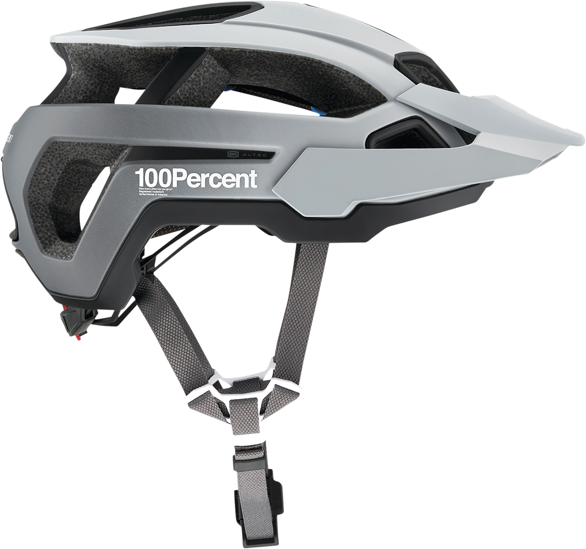 100% Altec Helmet with Fidlock Buckle – Gray, S/M Fitment, CPSC & CE Certified for Off-Road and Motocross Vehicles