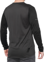 100% Ridecamp Long-Sleeve Jersey for Mountain Biking - Black/Charcoal, XL - Part 40028-00003