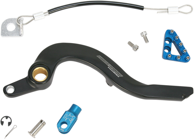Moose Offroad Yamaha Brake Pedal - Blue - Part 82-0222-21-22 | Fits Yamaha Offroad Vehicles