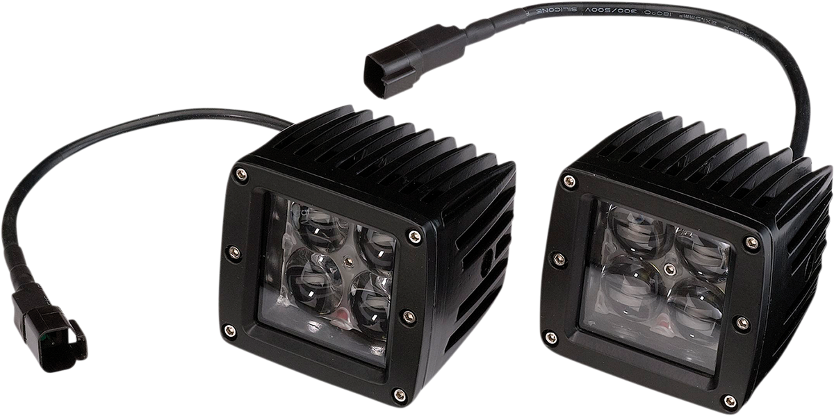 MOOSE OFFROAD 3-inch LED Pod Lights Kit with CREE Chipset for Jeep, Truck, SUV - MSE-LPKIT