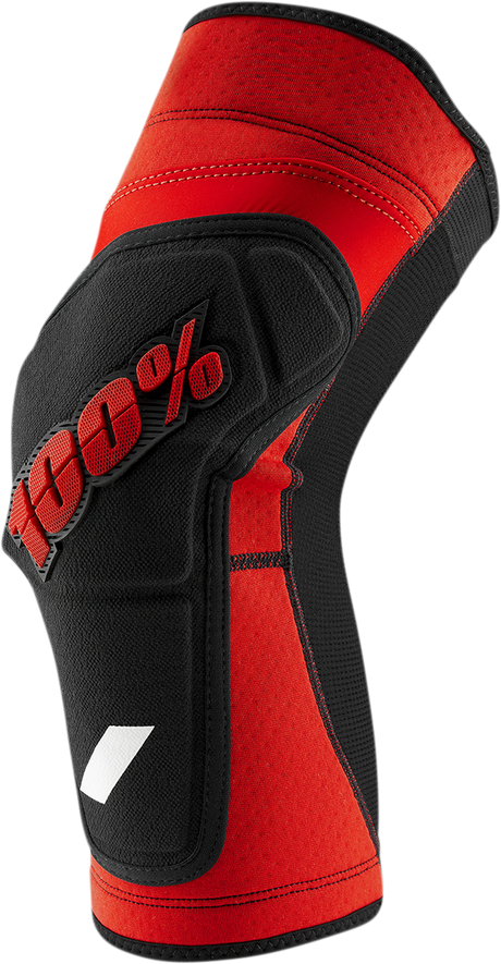 100% Ridecamp Knee Guards XL - Lightweight Motorcycle Protection with Breathable Neoprene and Anti-Abrasion Outer Skin