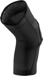 100% Ridecamp Knee Guards - Black/Gray - Small - Lightweight Protection for Off-Road and Trail Riding
