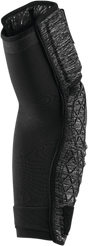 100% Surpass Elbow Guards - Heather Gray/Black, Small | Impact-Resistant, Ventilated Bike Protection for Mountain and Road Cycling