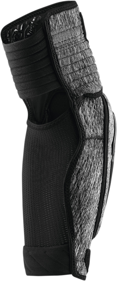 100% Fortis Elbow Guards - Heather Gray/Black for Youth and Adult Sizes