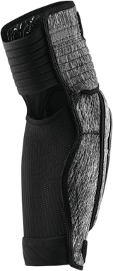 100% Fortis Elbow Guards for Mountain Biking and BMX - Heather Gray/Black, Size L/XL (Part #70006-00004)