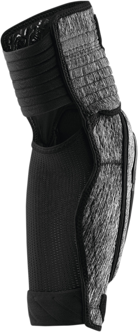 100% Fortis Elbow Guards for Mountain Biking and BMX - Heather Gray/Black, Size L/XL (Part #70006-00004)