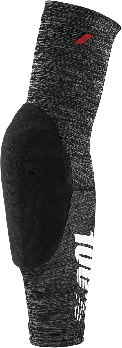 100% Teratec Elbow Guards - Heather Gray/Black, Small - Motorcycle & Sports Protective Gear