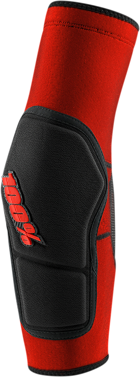 100% Ridecamp Elbow Guards XL by 100% - Red/Black, Model 70000-00012, Suitable for Off-Road Motorcycles and Mountain Bikes