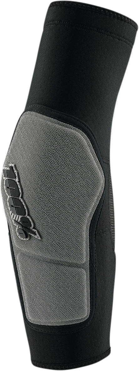 100% Ridecamp Elbow Guards - Black/Gray, Medium - Lightweight Protective Gear for Mountain Bikes and Off-Road Vehicles Part 70000-00002