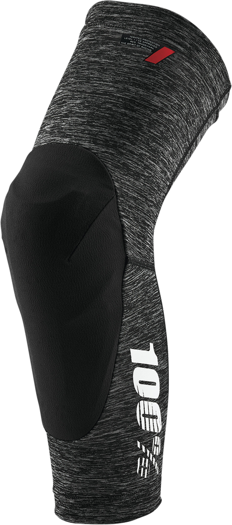 100% Teratec Knee Guards Small by 100% – Heather Gray/Black, Designed for Off-Road & Motocross Vehicles