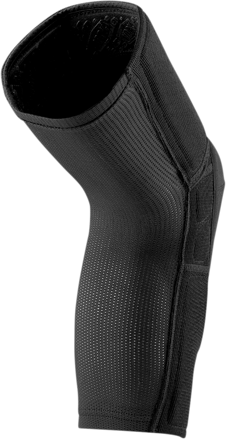 100% Teratec Plus Knee Guards Large - Black with Impact Protection for Motocross and Off-Road Vehicles
