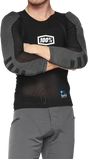 100% Tarka Long Sleeve Body Armor 2XL - Black with SmartShock® Protection for Motorcycle Riding