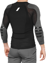 100% Tarka Long Sleeve Body Armor 2XL - Black with SmartShock® Protection for Motorcycle Riding