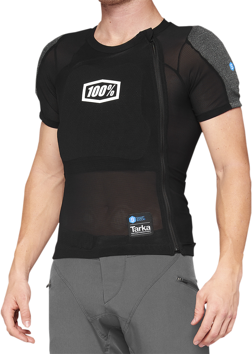 100% Tarka Short Sleeve Body Armor 70011-00001 - Black for Motocross and Off-Road Vehicles