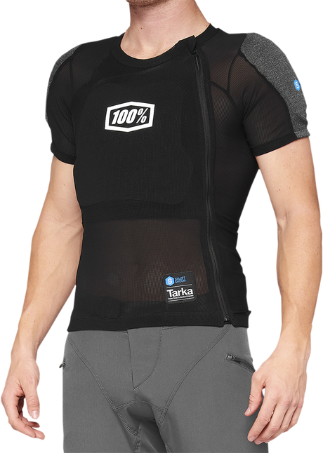 100% Tarka Short Sleeve Body Armor 70011-00001 - Black for Motocross and Off-Road Vehicles