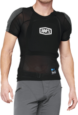 100% Tarka Short Sleeve Body Armor 70011-00001 - Black for Motocross and Off-Road Vehicles