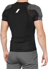 100% Tarka Short Sleeve Body Armor with SmartShock® Protection - Black - 2XL Fitment for Off-Road and Motocross Bikes
