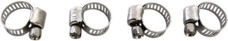 MOOSE OFFROAD Clamp Hose - Stainless Steel - 8-22 mm - 4-Pack 114-6406