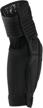 100% Fortis Elbow Guards Black L/XL - Durable Impact Protection with Perforated Neoprene Fit for Motocross and Off-Road Vehicles