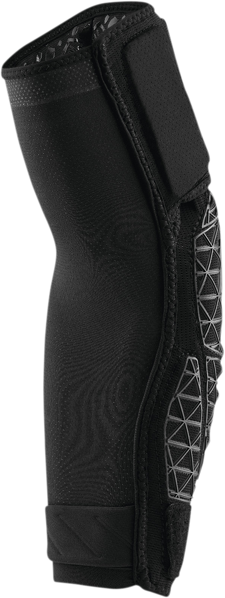 100% Surpass Elbow Guards - Black Large (Part #70008-00003) with Impact Protection for Mountain Biking and BMX
