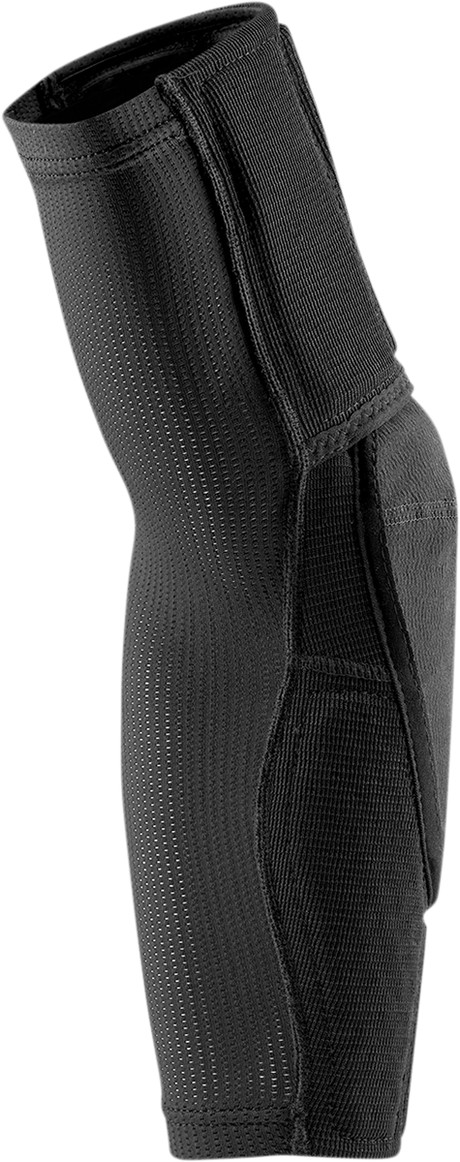 100% Teratec Plus Large Elbow Guards - Black | Fits Most Mountain and BMX Bikes - Part Number 70004-00003