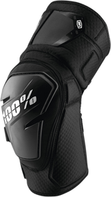 100% Fortis Knee Guards - Black, Size Small/Medium - Model 70007-00001 for Mountain Biking and Trail Riding