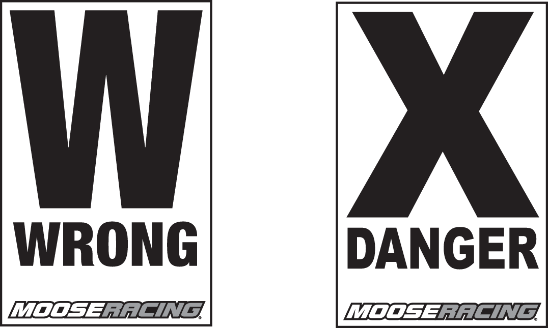 MOOSE OFFROAD Danger/Warn Course Arrow M9000-14PT for Off-Road Vehicles