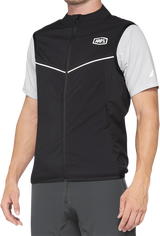 100% Corridor Stretch Vest for Road Bikes - Black, Small (Part #40043-00000) - Wind and Water Resistant Cycling Vest