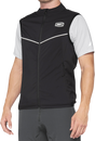 100% Corridor Stretch Vest for Road Bikes – Black, Large – Part No. 40043-00002 – Wind and Water Resistant Cycling Vest