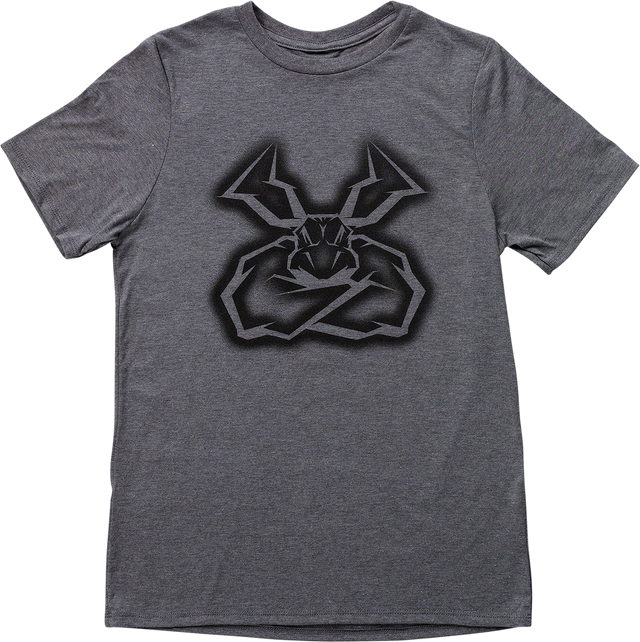 Moose Offroad Youth Agroid Shadow T-Shirt - Gray, Small - Fits Jeep Wrangler, Toyota Tacoma, Ford F-150, Chevy Silverado, RAM 1500