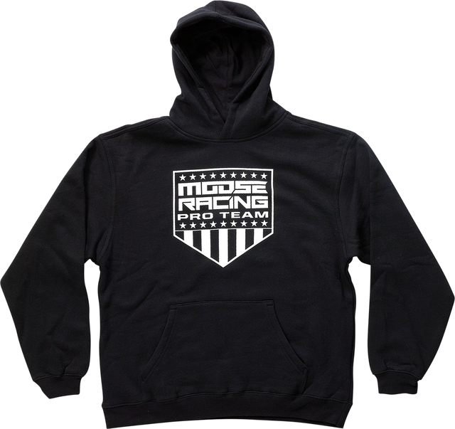 MOOSE OFFROAD Youth Pro Team Hoodie - Black - Large 3052-0631
