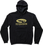 MOOSE OFFROAD MUD Antler Hoodie - Black - Small 3050-5879
