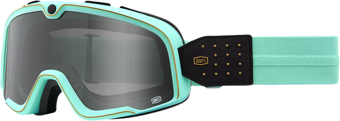 100% Barstow Goggle Cardiff with Smoke Lens - Ideal for Off-Road and Motocross Vehicles